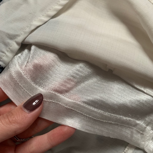 Shein White Long Sleeved Leaves Print Dress - Picture 7 of 9